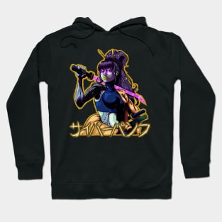 Cyberpunk X Japan: Ronin Girl Hoodie